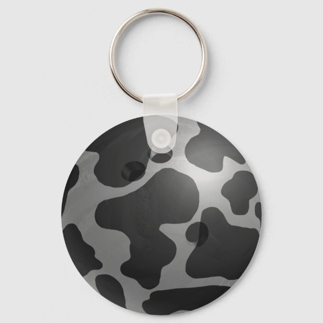 Porte-clés Bowling Ball Cow Grey (Recto)