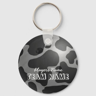 Porte-clés Bowling Ball Cow Grey