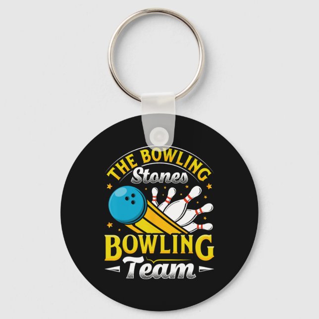 Porte-clés Bowling Bowling Stones Funny Bowlers Bowling L (Recto)