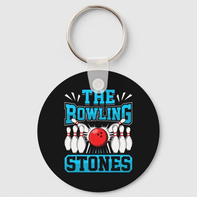 Porte-clés Bowling Bowling Stones Funny Bowlers Bowling L (Recto)