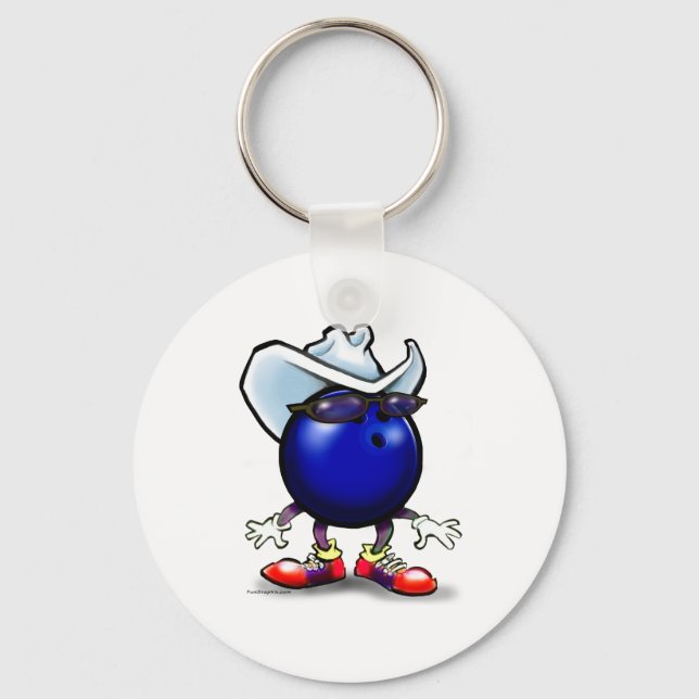 Porte-clés Bowling Cowboy (Recto)