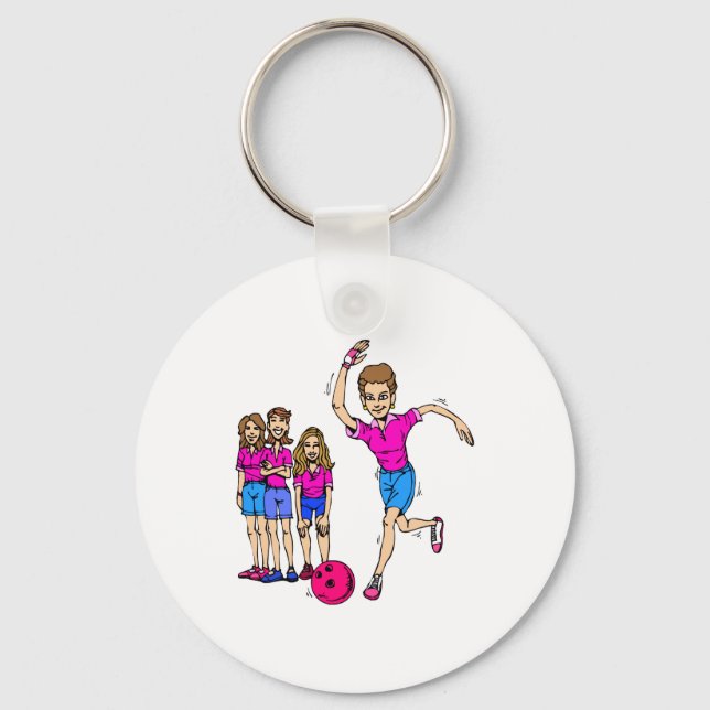 Porte-clés Bowling est amusant ! (Recto)
