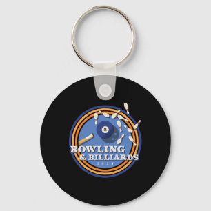 Porte-clés Bowling Et Billard - 2 Ll