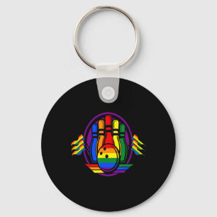 Porte-clés Bowling Rainbow Drapeau Lgbt-q Gay pride Cool Ally