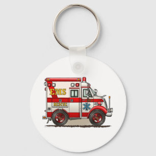 Porte-clés Box Truck Ambulance Keychain