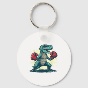 Porte-clés Boxe Dinosaure Boxer T-rex Kickboxing Dino Boxe