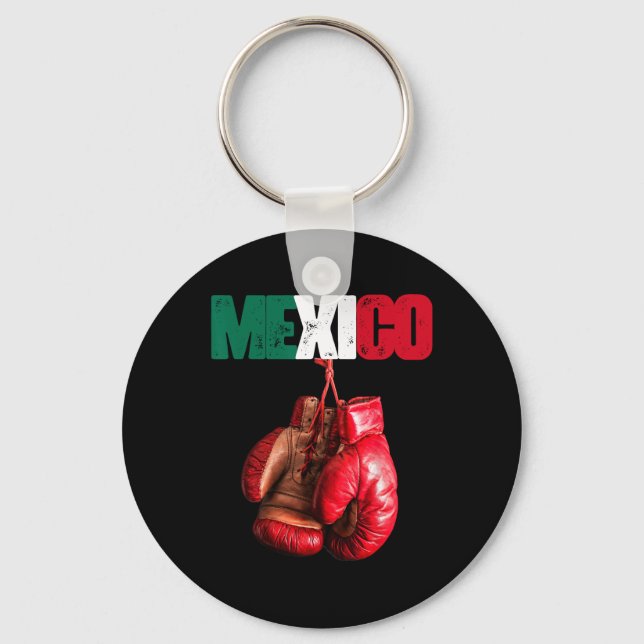 Porte-clés Boxe drôle - I Love Boxing Mexique (Recto)