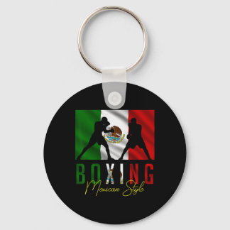 Porte-clés Boxe humoristique mexicaine sparring kickboxing ki