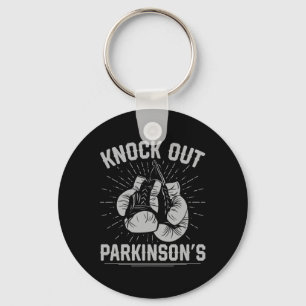 Porte-clés Boxe Kickboxing Combattant Knock Out Parkinson 
