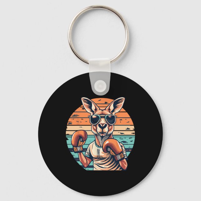 Porte-clés Boxe Roger Australian Kangaroo Boxer Kang (Recto)