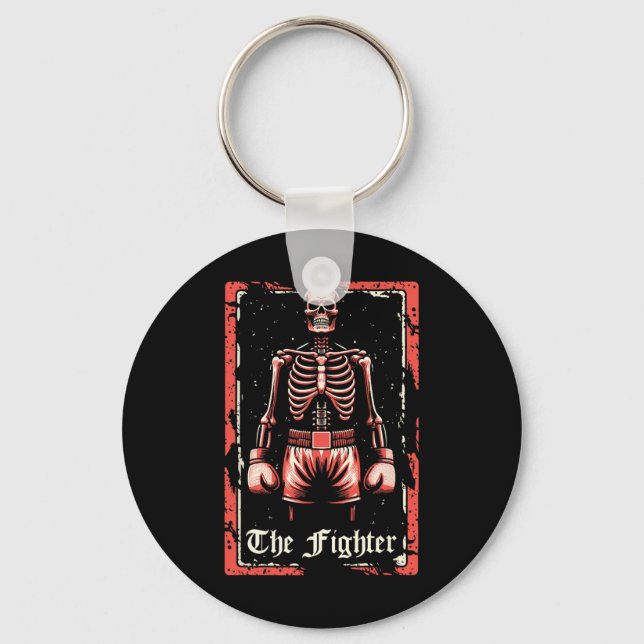 Porte-clés Boxer Fighter - Sparring Gants Boxer Skeleton Ta (Recto)