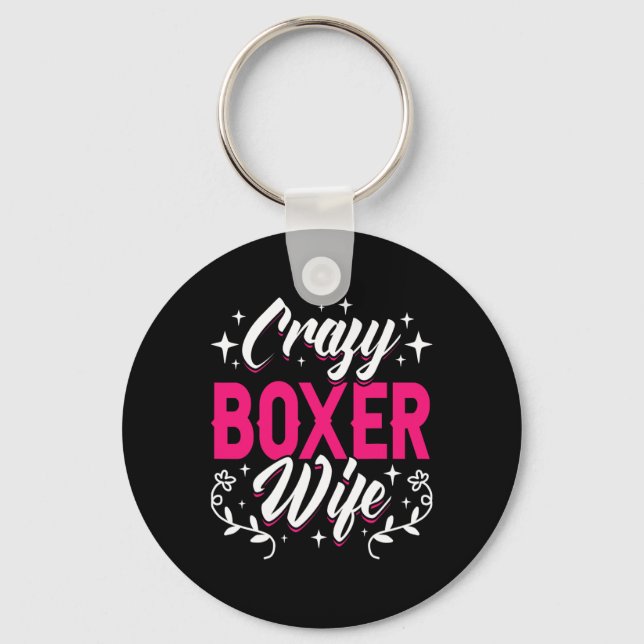 Porte-clés Boxer fou Boxer Femme Boxer (Recto)