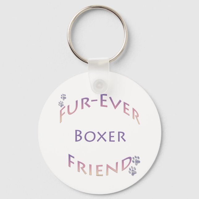 Porte-clés Boxer Furever (Recto)