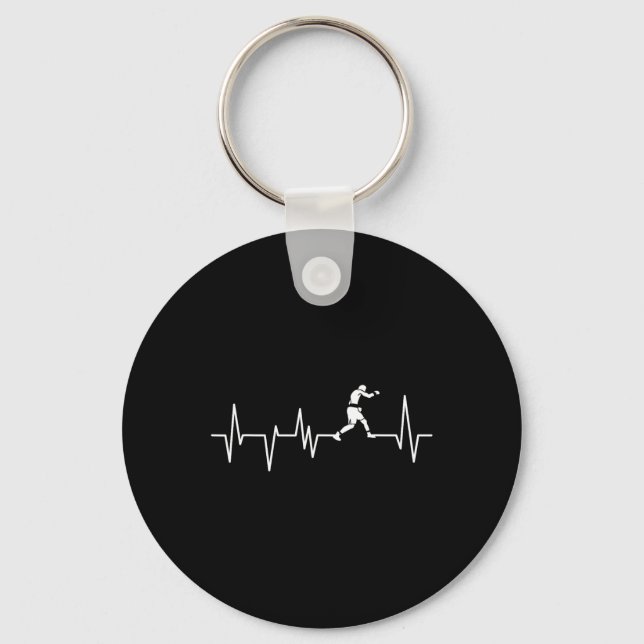 Porte-clés Boxer Heartbeat - Boxing Gift Boxing Lover Boxing (Recto)