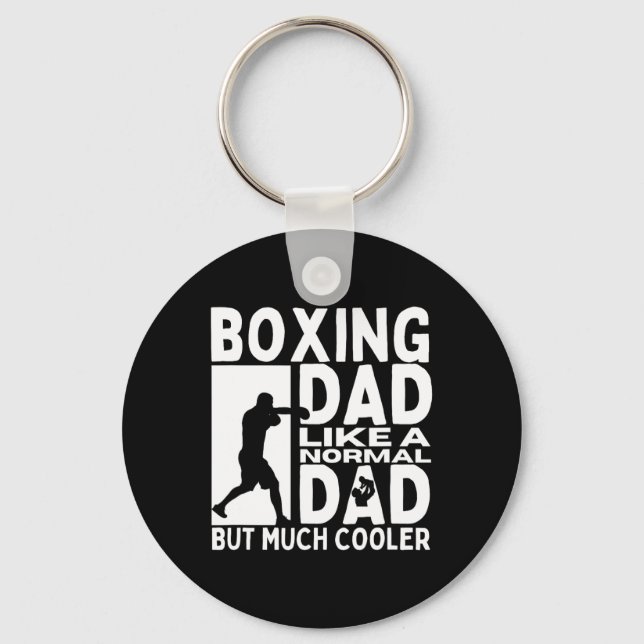 Porte-clés Boxer papa père Citer drôle boîte (Recto)