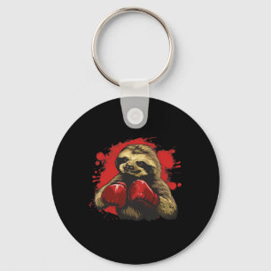 Porte-clés Boxer Sloth Avec Gants De Boxe Kickboxing Funny Bo
