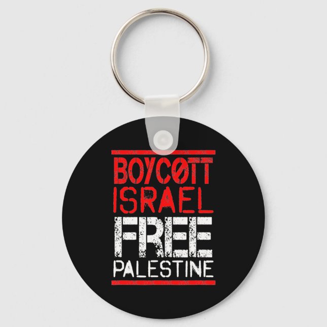 Porte-clés Boycott Israel Palestine Gaza War Awareness  (Recto)