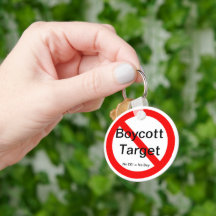 Boycott Porte - clé cible