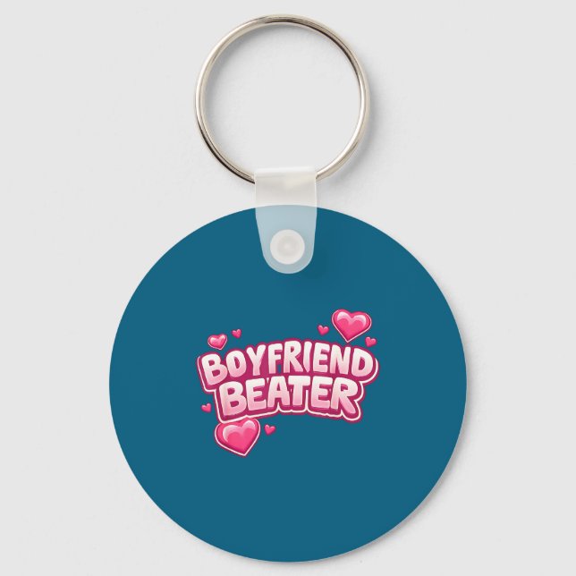 Porte-clés Boyfriend Beater Funny Tee  (Recto)