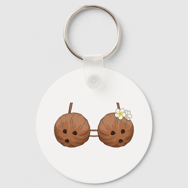 Porte-clés Bra de noix de coco d'été Costume d'Halloween Hawa (Recto)
