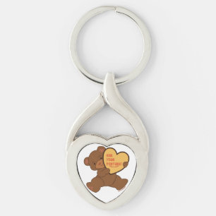 Porte-clés Bracelet Bute Cute Bear Brown Colorway Bangle