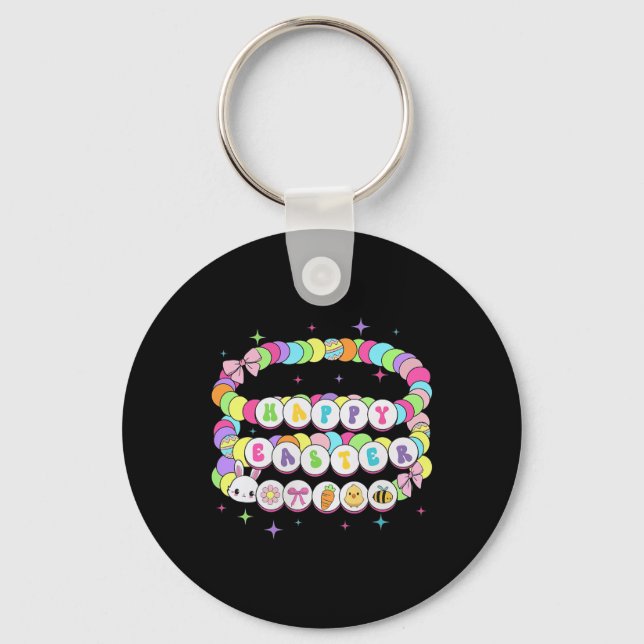 Porte-clés Bracelet d'amitié de Pâques Lapin de Pâques  (Recto)