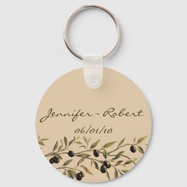 Porte-clés Branche d'olive (Recto)
