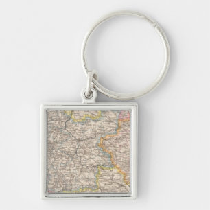 Porte-clés Brandenburg, Posen Atlas Map