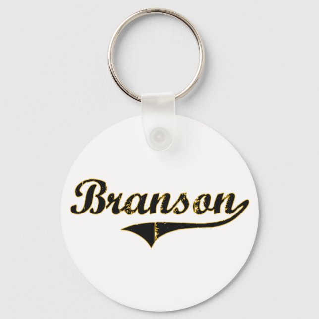 Porte-clés Branson Missouri Classic Design (Recto)