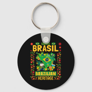 Porte-clés Brasil Drapeau Idée De Tenue Pour Enfants Brésil &