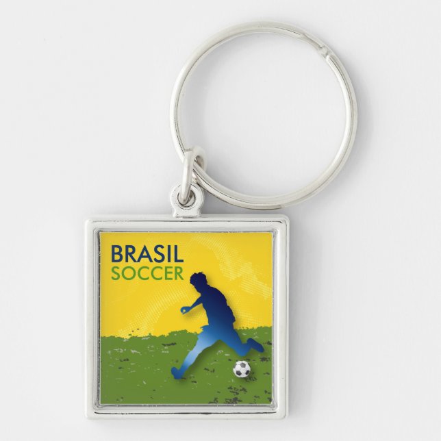 Porte-clés Brasil Football (Devant)