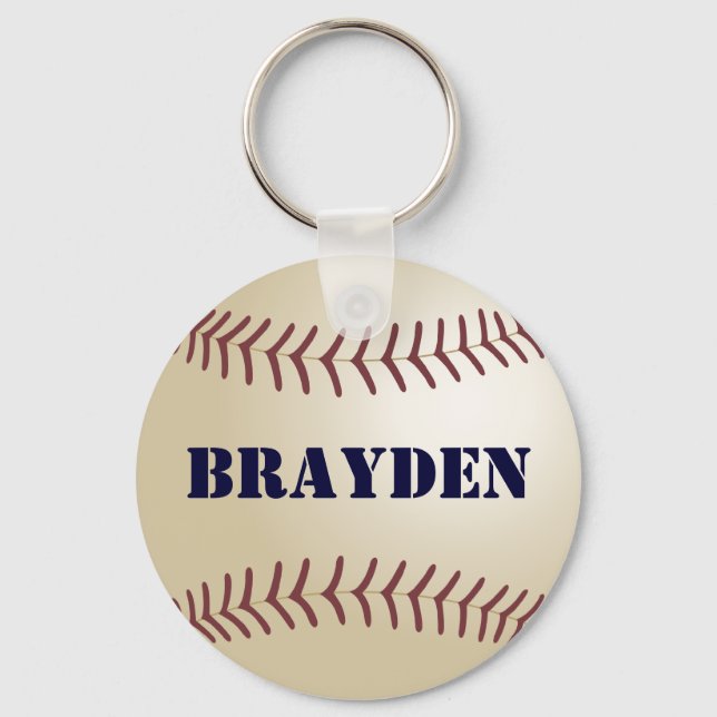 Porte-clés Brayden Baseball Keychain (Recto)