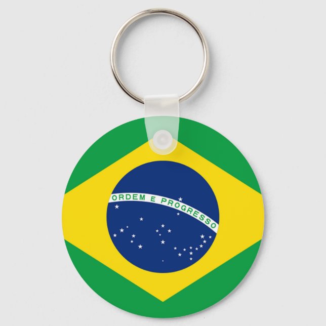 Porte-clés Brazil Flag Keychain (Recto)