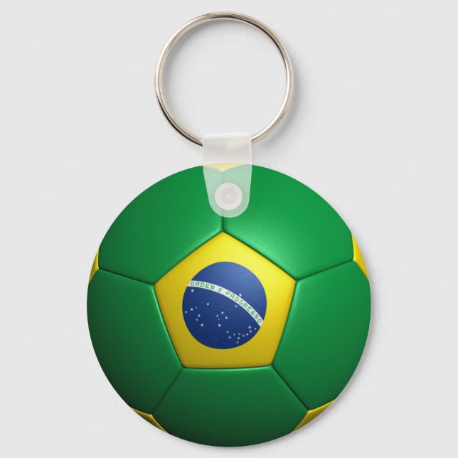 Porte-clés Brazil Soccer Ball (Recto)