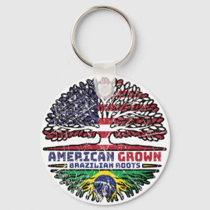 Porte-clés Brazilian Brazil US American États-Unis