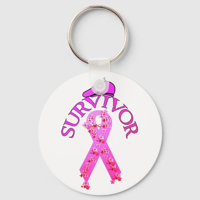 Porte-clés Breast Cancer Survivor (Recto)