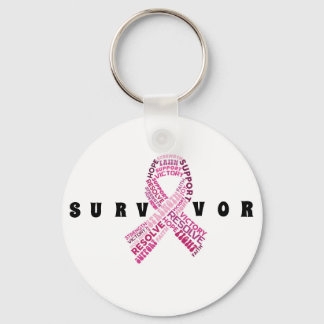 Porte-clés Breast Cancer Survivor Key chain