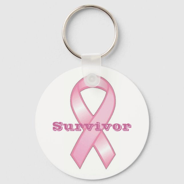 Porte-clés Breast Cancer Survivor Keychain (Recto)