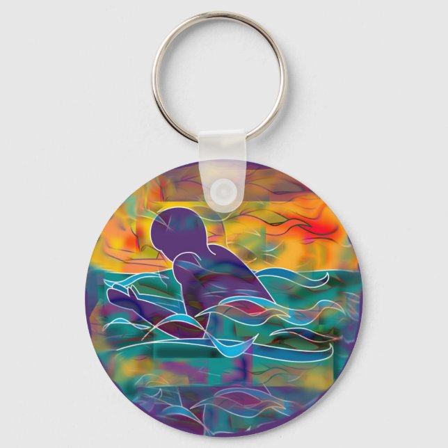 Porte-clés Breaststroke (Recto)