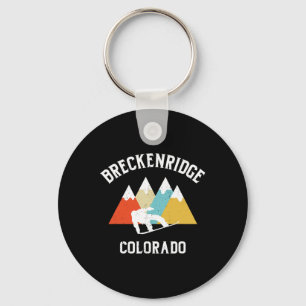 Porte-clés Breckenridge Colorado Snowboard vacances Souvenir