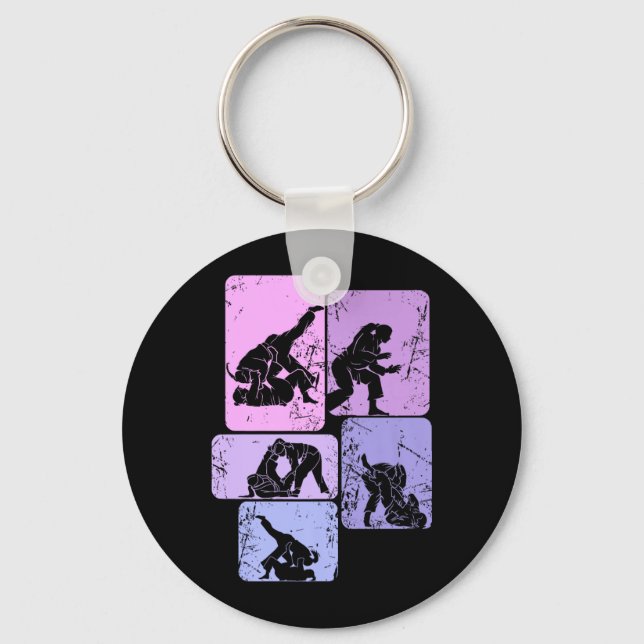 Porte-clés Brésiliennes Jiu Jitsu Filles Femmes Jiujitsu BJJ (Recto)