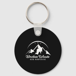 Porte-clés Bretton Woods New Hampshire Station de ski Neige