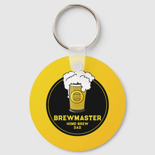 Porte-clés Brewmaster Beer home-brew Papa (Recto)