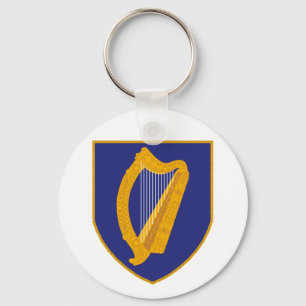 Porte-clés Brian Boru Harp - Symbole d'Irlande