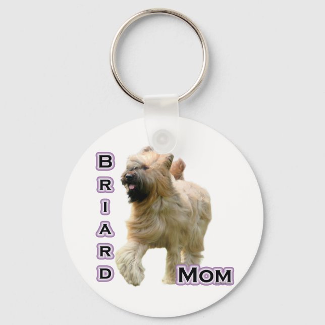 Porte-clés Briard Maman 4 - Porte - clé (Recto)
