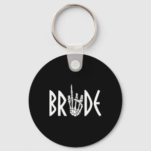 Porte-clés Bride Groom Skeleton Mariage gothique Fiançailles