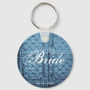 Porte-clés Bride Porte - clé Rustic Tin Panneau Plafond Pays 