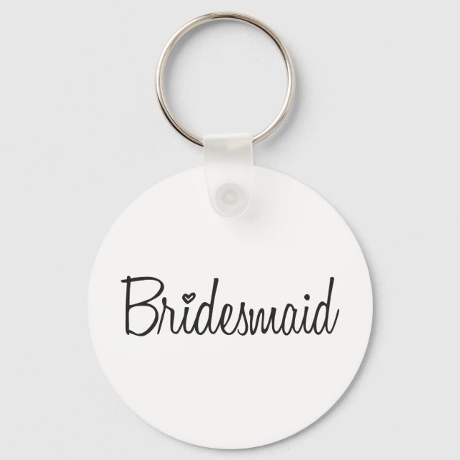 Porte-clés Bridesmaid (Recto)