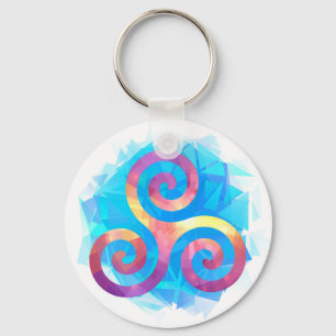 Porte-clés Bright breton triskel