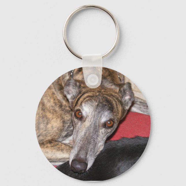 Porte-clés Brindle Greyhound (Recto)